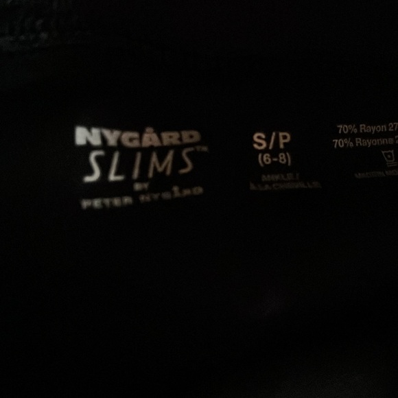 Nygard Black ADX Ankle Slims Pants - Picture 7 of 13